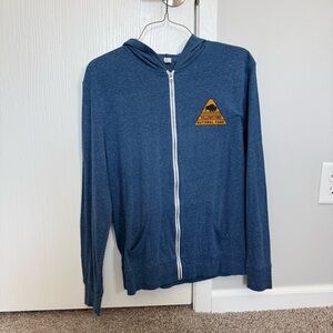 Yellowstone National Park Zip-Up Hooded Sweater Sweatshirt Medium Men’s